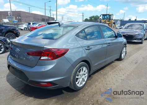 2019 Hyundai Elantra Sel/Value/Limited z USA, uszkodzony, nr VIN KMHD84LF6KU738085